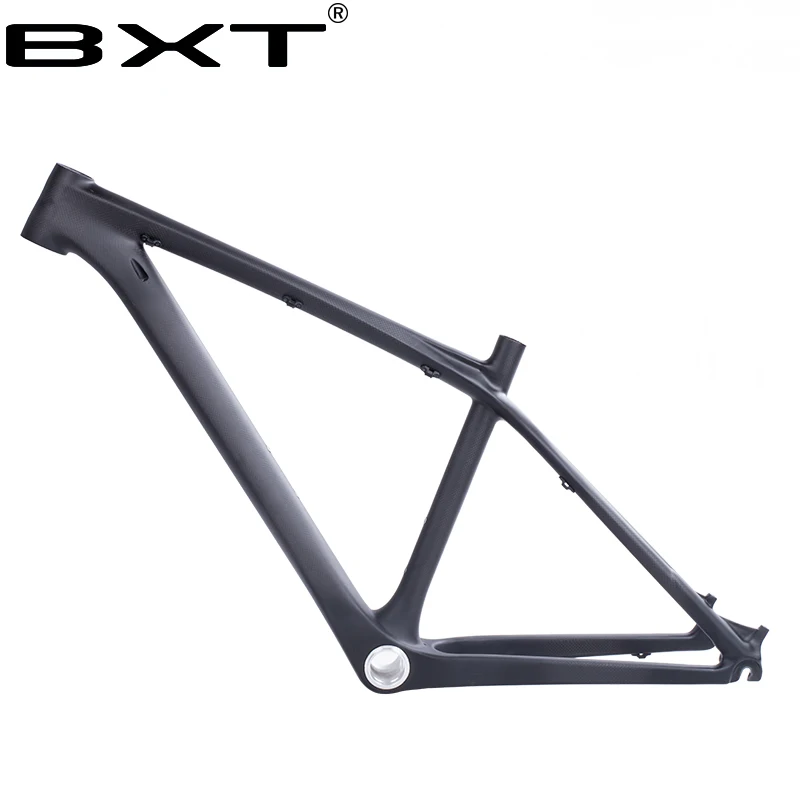 Flash Deal 2019 BXT 26er MTB frame 16/14inch 3K matte/glossy ultra light children bicycle frame 26 carbon kids frame + headset+clamp+BB92 1