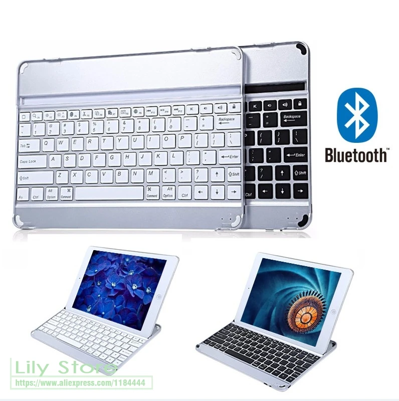 2в1 ультра тонкий беспроводной Bluetooth клавиатура чехол для Apple iPad 6 Air 2 подставка ipad