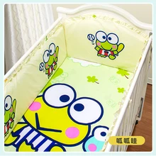 Промо-акция! 5 шт. детские постельные принадлежности для кроватки, комплект из хлопка, постельное белье, украшение кровати,(4 бампера+ лист