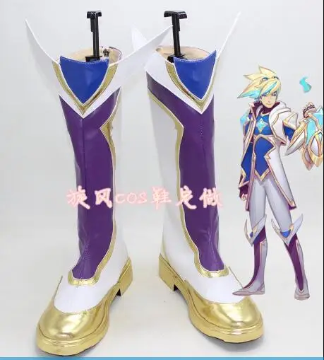 Ботинки для косплея LOL the Prodigal Explorer Ezreal Star Guardian Skin Обувь на платформе|Туфли| |