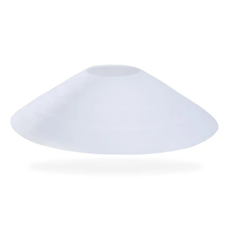 

10x Soccer Disc Cone Saucer Football Cross Training Sports Space Marker Landmark white