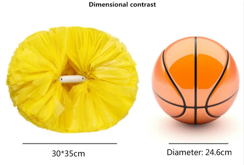 1 шт Пластиковые помпоны для чирлидинга помпон