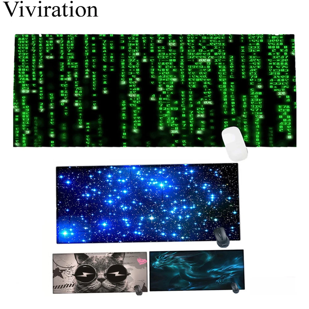 Rubber Gaming Mouse Pad XXL 900x400mm Large Mousepad Locked Edge Gamer Desk Mat Keyboard Pad For CF