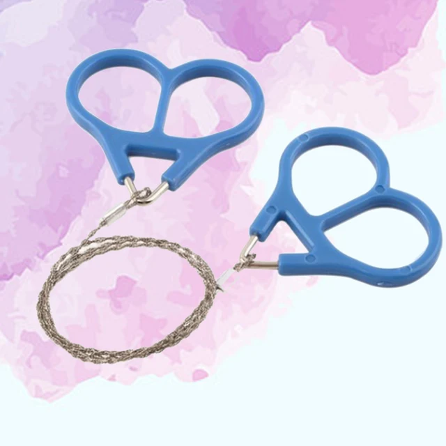 Mini Stainless Steel Wire Saw Ideal for Survival Gear Camping Hunting Tree Cutting Emergency Kit Tool Chain