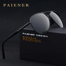 Paiener бренд polarizerd Солнцезащитные очки для женщин Для мужчин wo Для мужчин спортивные Стекло вождения зеркало зеленый объектив Винтаж Защита от солнца Очки очки и Интимные аксессуары