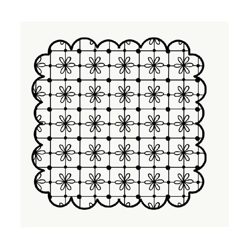 

Eastshape Dies Cutting Square Hollow Cover Background Metal Cutting for DIY Scrapbooking Card Album Embossing Die Cut New