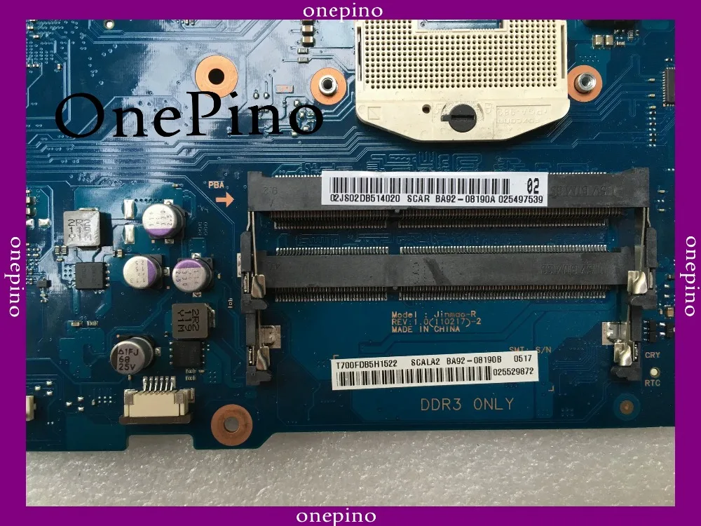 BA92-08190A صالح لسامسونج RC520 RV520 laptop motherboard s989 BA92-08190B اختبار العامل