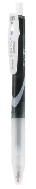 Zebra JJZ33 SARASA новая скоростная гелевая ручка 0,4 мм 0,5 мм Япония Быстросохнущие чернила - Цвет: Black