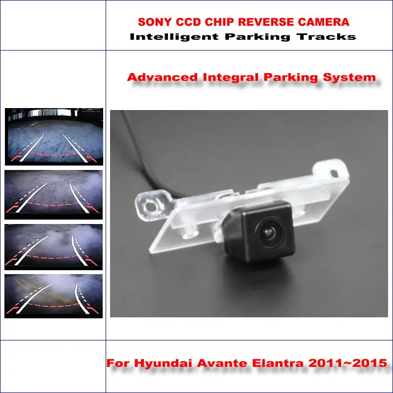 

860 * 576 Pixels Back Up Camera For Hyundai Avante Elantra 2011~2015 Rearview Parking / 580 TV Lines Dynamic Guidance Tragectory
