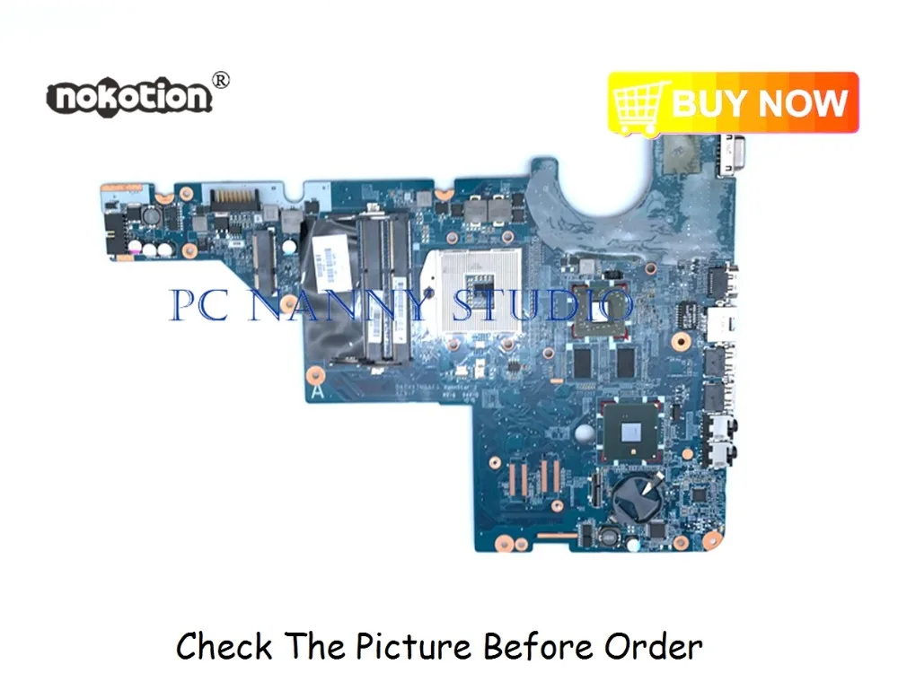 Материнская плата PCNANNY 595183-001 615578-001 для HP Compaq CQ42 G42 DA0AX1MB6F0 HM55 DDR3 протестированная