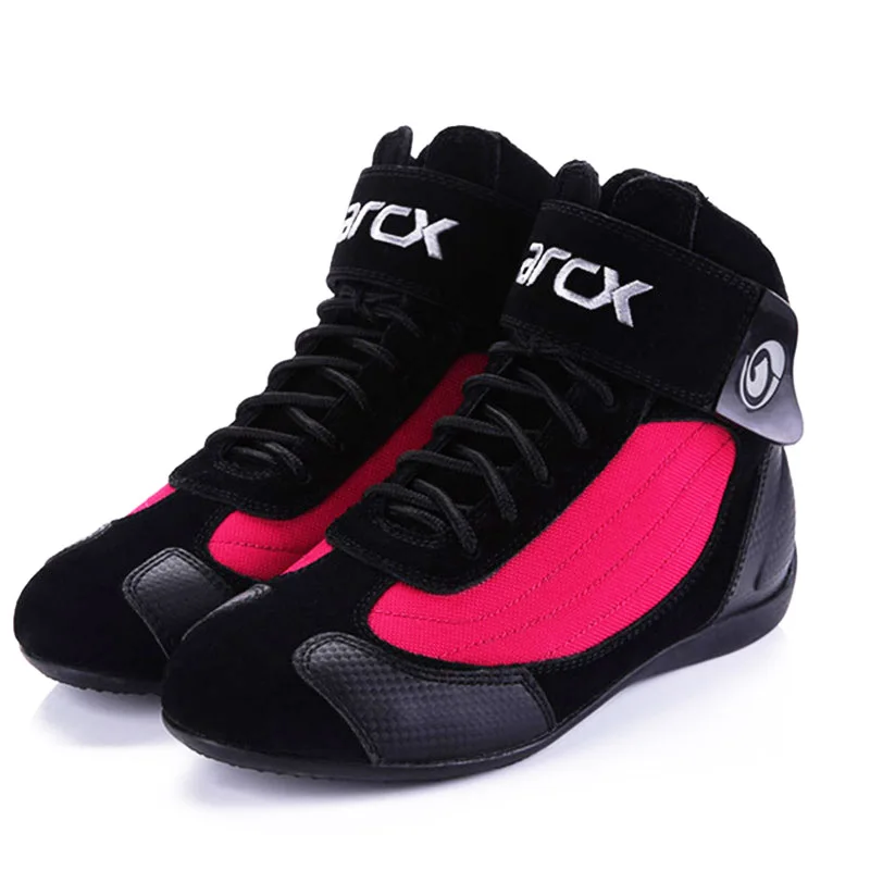 ARCX botas de motocicleta Moto botas de montar genuino cuero de vaca motociclista Chopper Cruiser Touring zapatos de tobillo zapatos de motocicleta