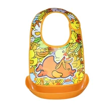 Детские Водонепроницаемый нагрудники-шарфы фартук для мальчиков и девочек слюнный карман нагрудники для детей карман Разделение Тип EVA нагрудник мультфильм фартуки с принтом