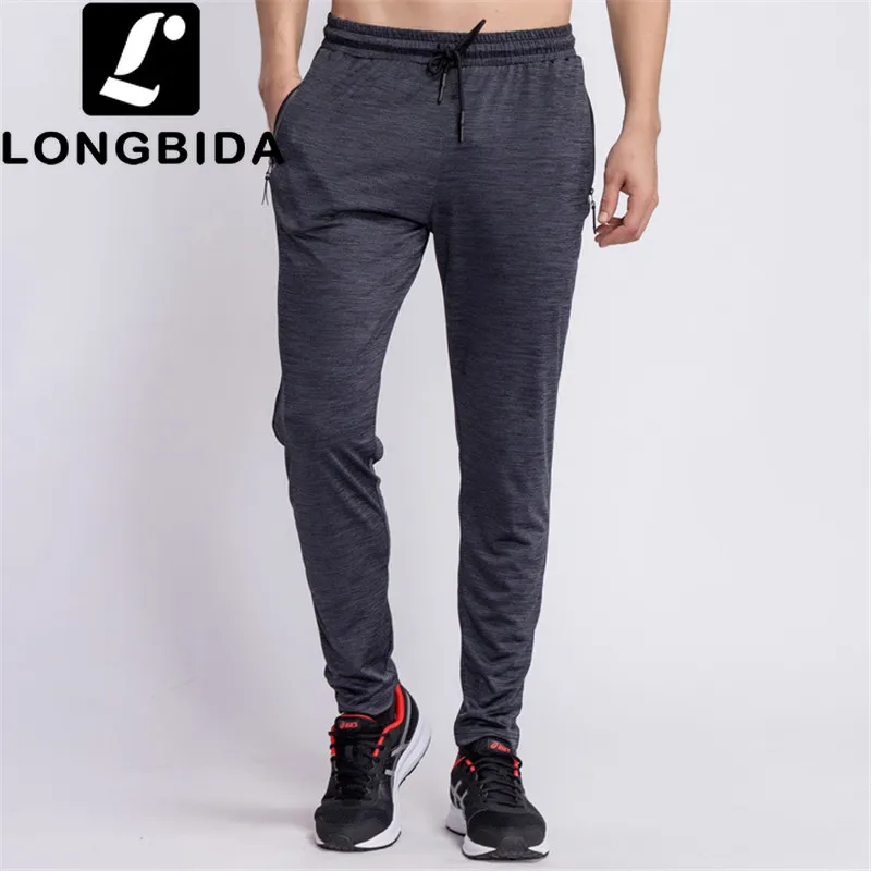 

Quick Dry Breathable Pants Men Crossfit Sweatpants Men Fitness Tights Joggers Skinny Leggings Mens Gyms Sportswear Zipper