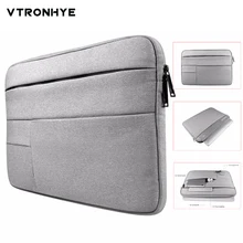 11 12 13 14 15 15,6 дюймов мягкая подкладка пух ударопрочный чехол для ноутбука сумка для ноутбука Dell/hp/acer/enovo/MacBook рукав для ноутбука