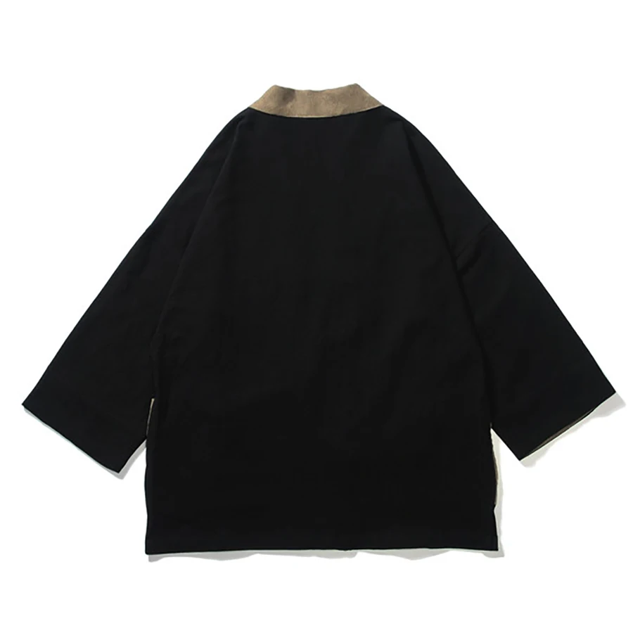 Vintage Corduroy Jacket Men Patchwork Japanese Streetwear Kimono Anorak Jacket Punk Rave Mont Steampunk Mens Clothing 5J048 Vintage Corduroy Jacket Men Patchwork Japanese Streetwear Kimono Anorak Jacket Punk Rave Mont Steampunk Mens Clothing 5J048