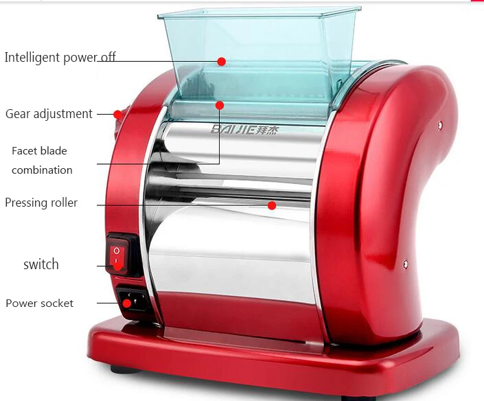 100 Вт умный Электрический автоматический паста пресс для приготовления лапши обертки Автоматическая Лапша чайник тесто резак пельмени