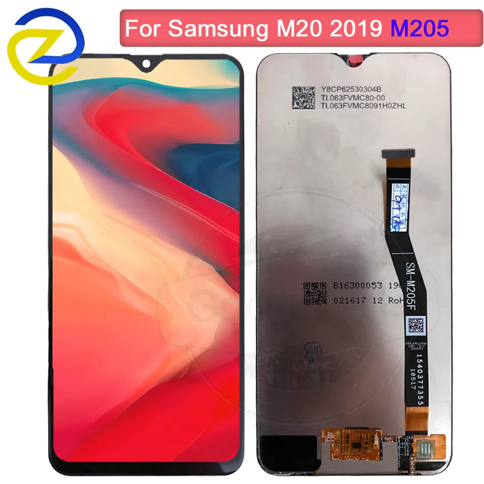 

100% tested LCD for SAMSUNG Galaxy M20 2019 Display Touch Screen Digitizer Assembly SM-M205 M205F M205G/DS lcd replacement