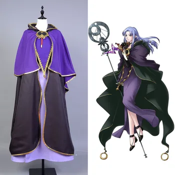 

Fate/Stay Night Servant Caster Outfit Cosplay Costume For Women Full Set