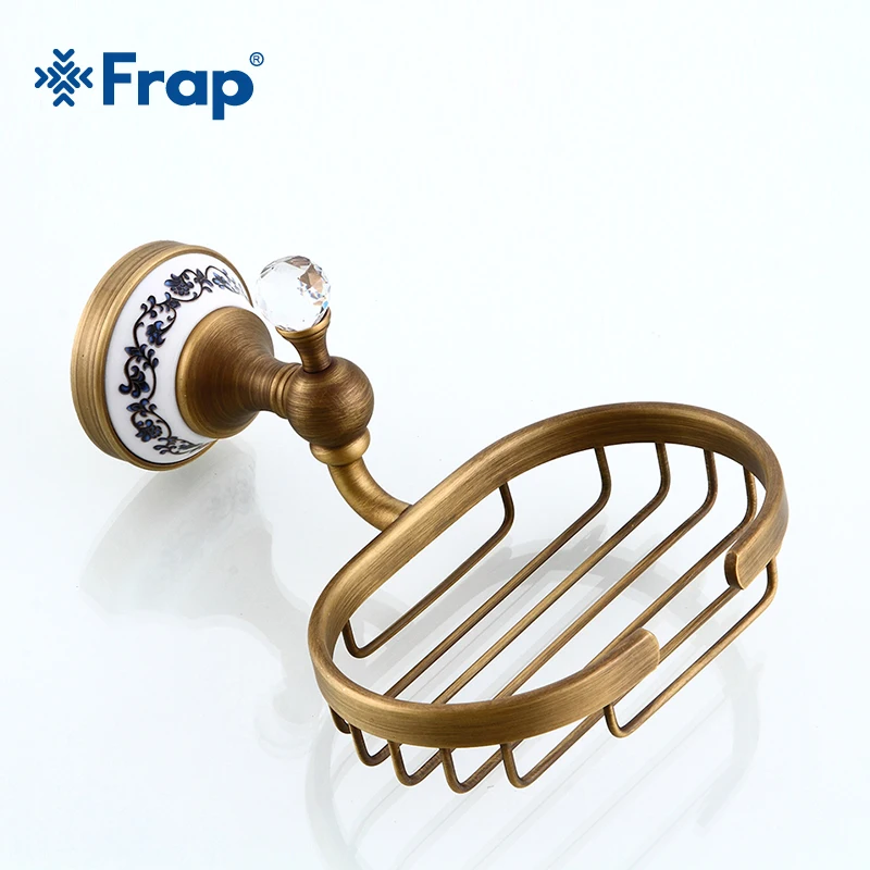 Новые мыльницы FRAP античный латунный держатель для мыла резная винтажная медная