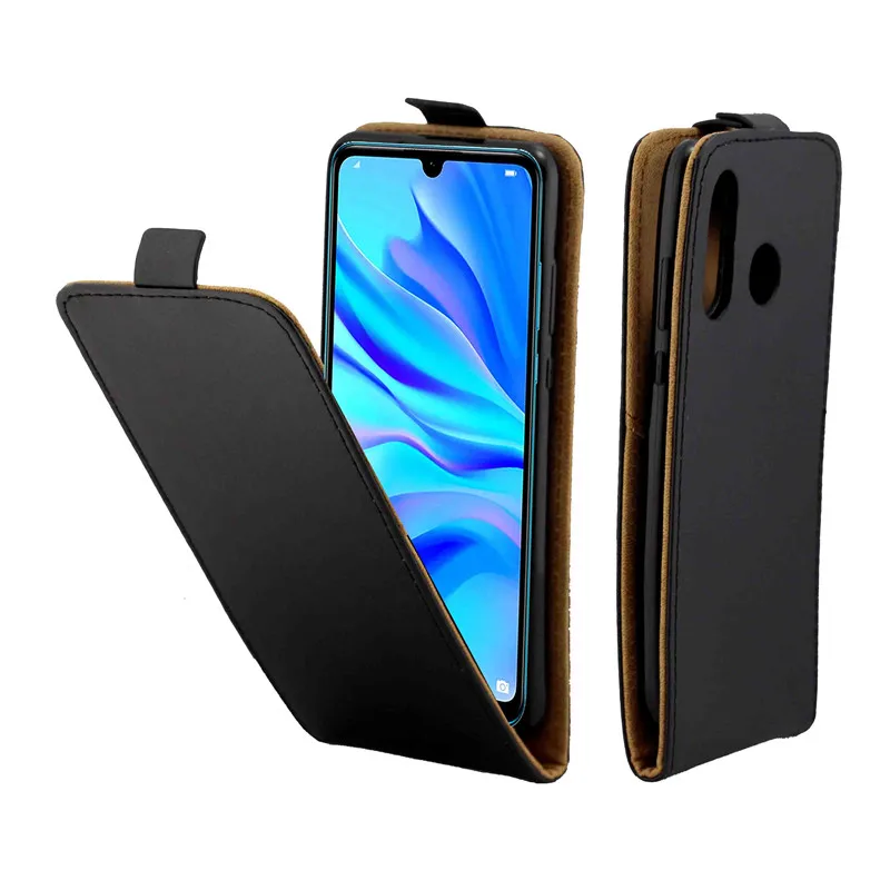 

Business Leather Case For Huawei P30 Lite Cases Coque Vertical Flip Cover With Card Slot Mobile Phone Bags For Huawei Nova 4e