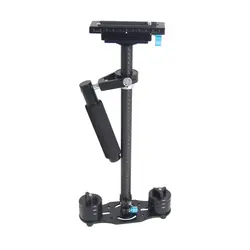 Новинка 2017 года 60 см Steadycam, S60T Портативный углеродного волокна ручной Steadicam видео Камера стабилизатор для Canon Nikon Sony DSLR Камера