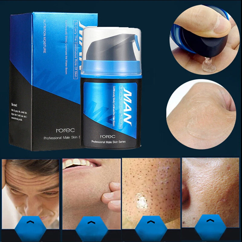 50g Male Deep Moisturizing Oil-control Face Cream Hydrating Anti-Aging Anti Wrinkle Whitening Day Cream Skin Care For Men