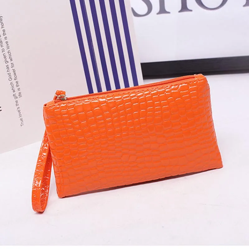 YIESOM женский модный чехол-кошелек для iPhone XS, XR, X, 8, 7, 6 S, сумка для телефона из искусственной кожи, маленькие сумки для samsung S10, S9, S8, A50, A30 - Цвет: Orange