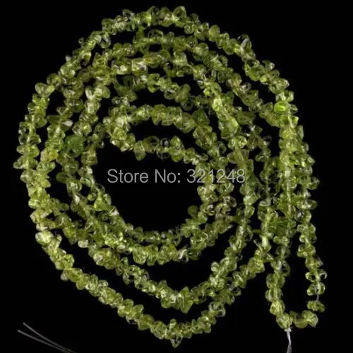 Бесплатная доставка Модные 5-7 мм натуральные olivine peridot чипы неправильной формы