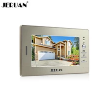 JERUAN FREE SHIPPING 7 inch video door phone doorbell video door phone intercom system 720G monitor + Power Adapter
