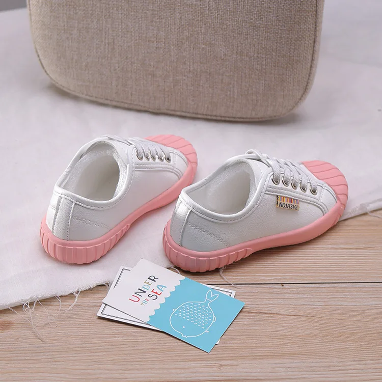 Autumn Kids Casual Sneakers Baby Girls Genuine Leather Shoes Children Mesh Sport Sneakers Toddler Boys Brand Sneakers Trainers