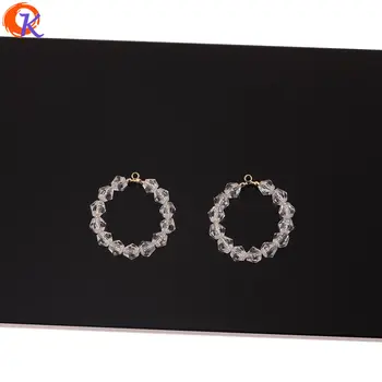 

Cordial Design 20Pcs 23*24MM Jewelry Accessories/DIY Earring Making/Crystal Ring/Genuine Gold Plating/Hand Made/Earring Findings