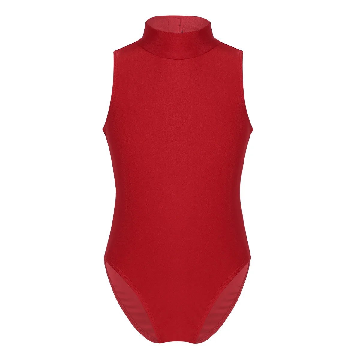 

FEESHOW Kids Girls Professional Ballet Body Leotard Mesh Splice Criss-cross Cutout Back Ballet Gymnastics Leotard Dancewear