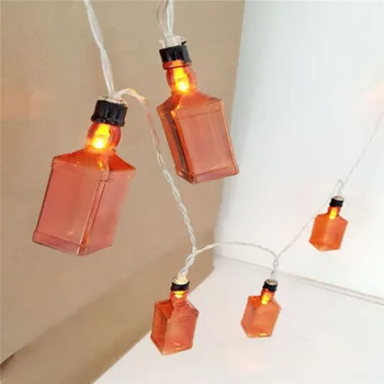 

Bottles LED Copper Wire Star Curtain String Lights Lamp Fairy Lighting for Outdoor Wedding Christmas Decoration Battery