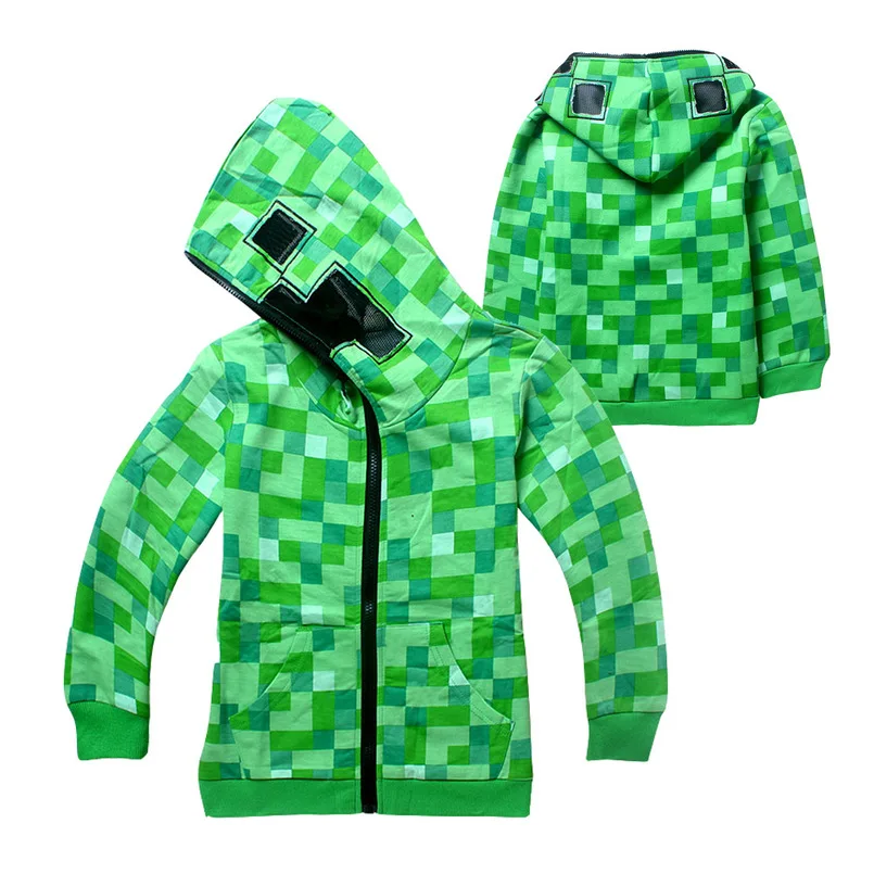 

2018Minecraft Hoodie Shirt Boy Sweatshirt Costume Children's Sports Shirt Sweater Child Long Sleeve T-Shirt Top