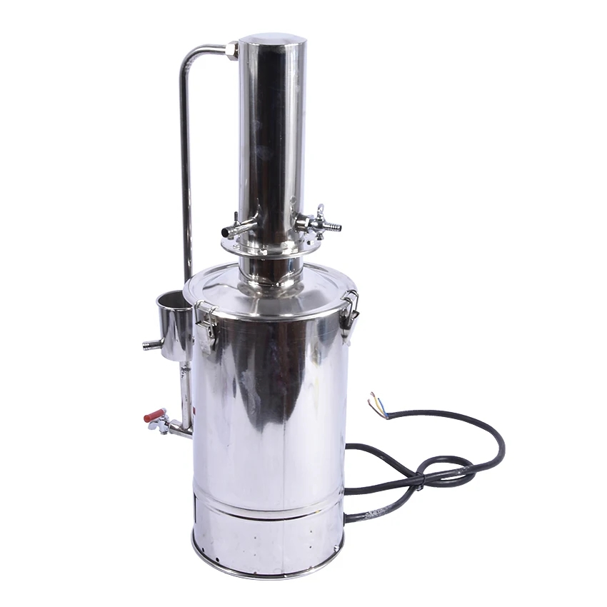 1pc YAZD-5 Electric 5L Water Distiller 304 Distilled Stainless Steel Water Equipment With Auto Shutoff System 220V/110V