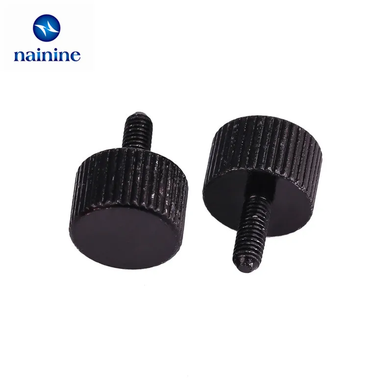 10Pcs M3*6/8/10/12 Knurled Thumb Screw Thread Teeth Computer PC Case