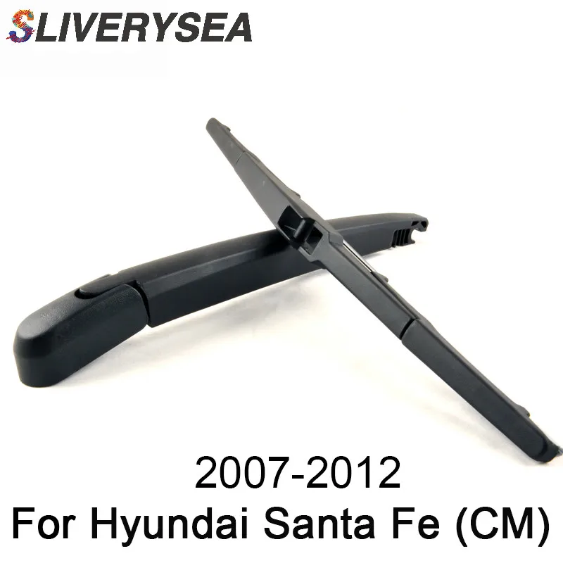 SLIVERYSEA заднего стеклоочистителя и руки для hyundai Santa Fe(см) 2007-2012 14 ''5 двери SUV высокого качества Iso9000 натуральный каучук