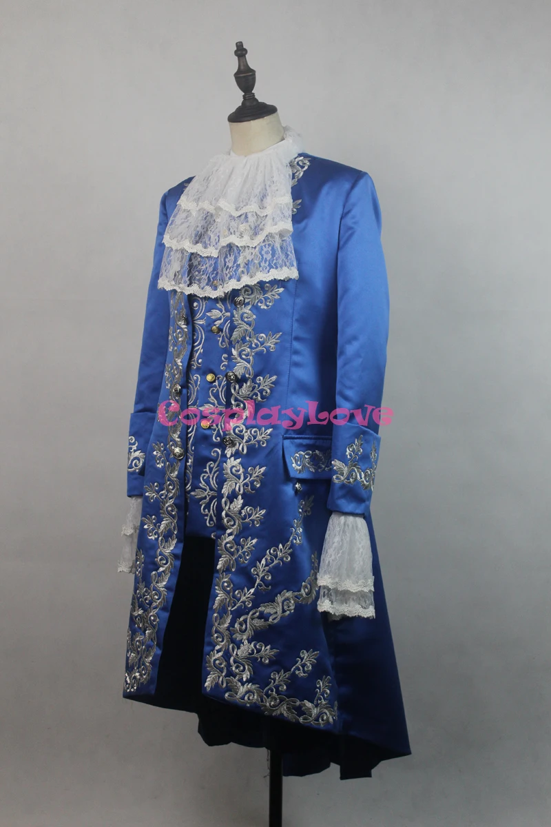CosplayLove Movie Beauty and The Beast Custom-made Blue Beast Cosplay Cosplay Costume For Kid Adult Men (4)