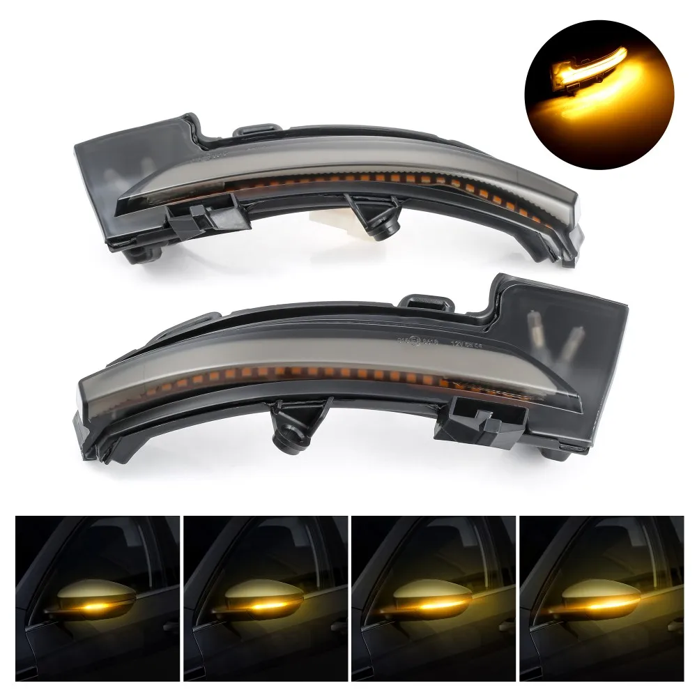 

2x Dynamic LED Turn Signal Light Side Wing Mirror Indicator Blinker For Skoda Octavia Mk3 5E 2013 2014 2015 2016 2017 2018 2019