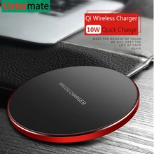 10 Вт быстрая Беспроводная зарядка для samsung S8 S9 S10 Plus Быстрая Зарядка Qi зарядное устройство для iPhone X Xs XR Max беспроводной адаптер зарядное устройство s