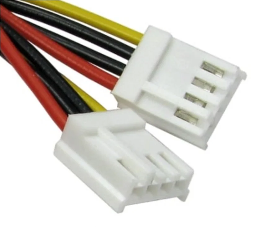 2 قطع 4 دبوس إلى 4 دبوس أنثى تمديد كابل 200 ملليمتر طول FDD مرن محول القرص الصلب الطاقة الكابلات الحبل وعاء كابل