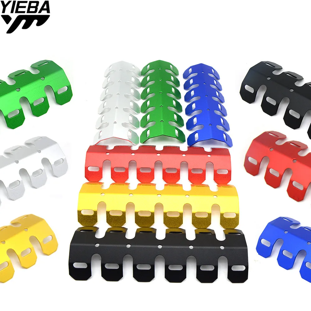 Motorcycle Exhaust Pipe Guard Protector Heat Shield FOR XT250X XTZ250 TRICKER YFZ450 07-10 KX65 KX125/250 KX85/100 00-16 KX250F