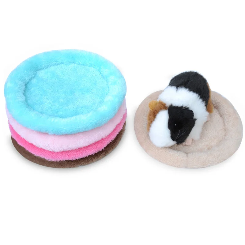 

Warm Cotton Round Small Animal Sleep Mat Pad Bed Cushion Nest for Hamster Hedgehog Squirrel Mice Rats Cage Pet Supplies