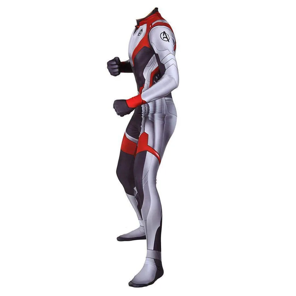2019 Avengers Endgame Quantum Realm Kostuum Advanced Tech Cosplay Costume Iron Man 3D Print Fullbody Suit For Adult Custom