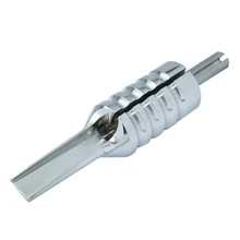 2 шт. 23f 304 Нержавеющая сталь плоским Magnum Grip татуировки профессиональные татуировки ручки Magnum Совет Назад Стволовые Combo питания