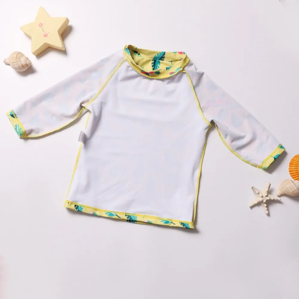 Новые Девушки Дети Купальник Двойка ванный комплект солнцезащитный крем UPF 50+ для маленьких девочек плавательный водолазный костюм купальники