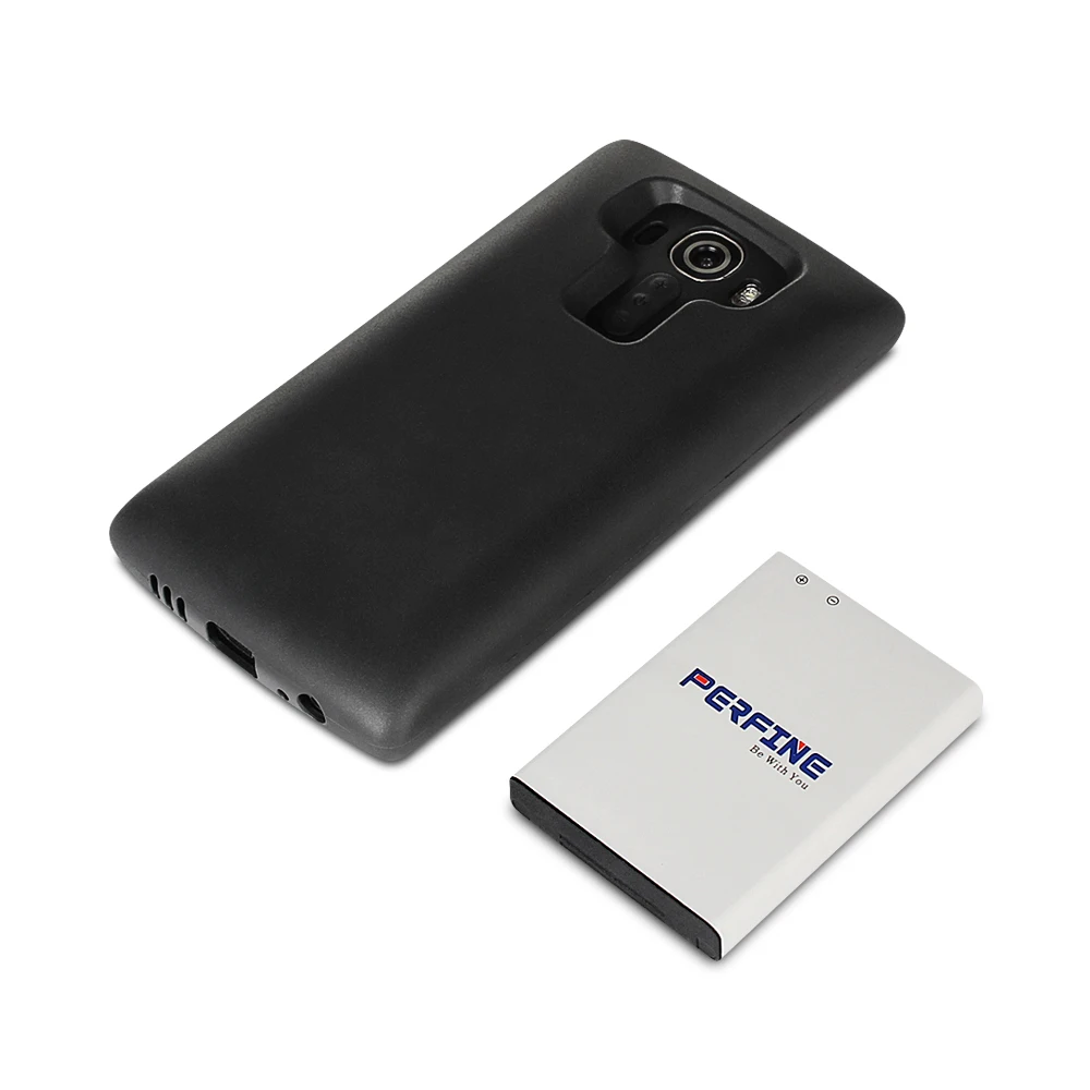 Для LG G4 Расширенный аккумулятор с черным защитным чехлом 6000mAh BL 51YF высококачественный литий-ионный аккумулятор для мобильного телефона VS986
