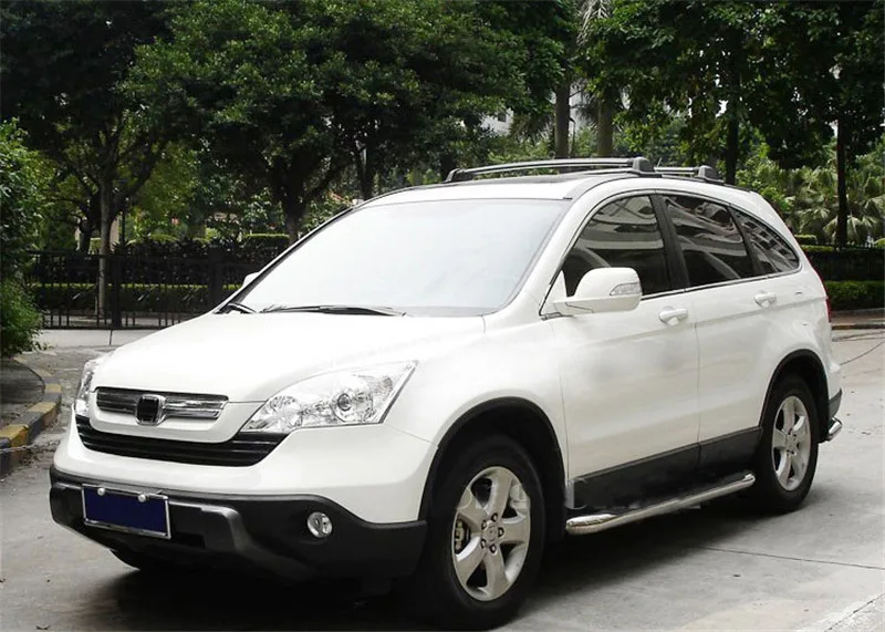 2 шт. подходит для Хонда сrv CR-V 2007 2008 2009 2010 2011 Алюминий багажа багажник на крышу rail перекладина