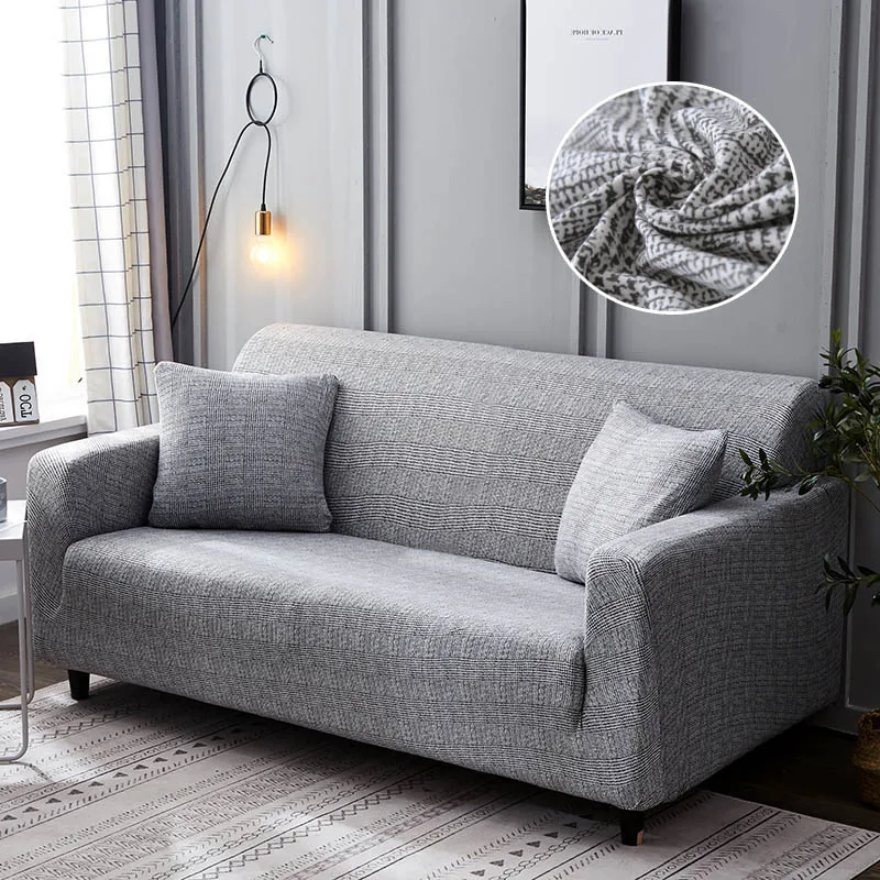 Чехол для дивана в скандинавском стиле с рисунком листьев, хлопок, эластичный стрейч, чехол для дивана, универсальные чехлы для дивана, для гостиной, домашних животных, один домашний декор - Цвет: Color 5