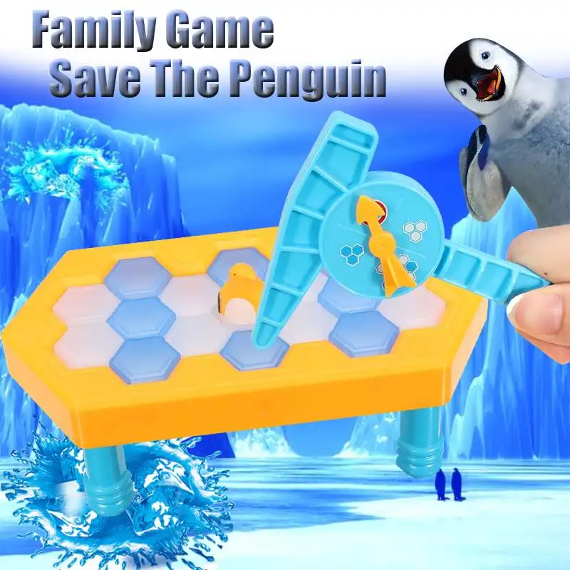 

Funny Great Family Penguin Ice Breaking Save The Penguin Kid Toy Gifts Desktop Game Family Game Save The Penguin